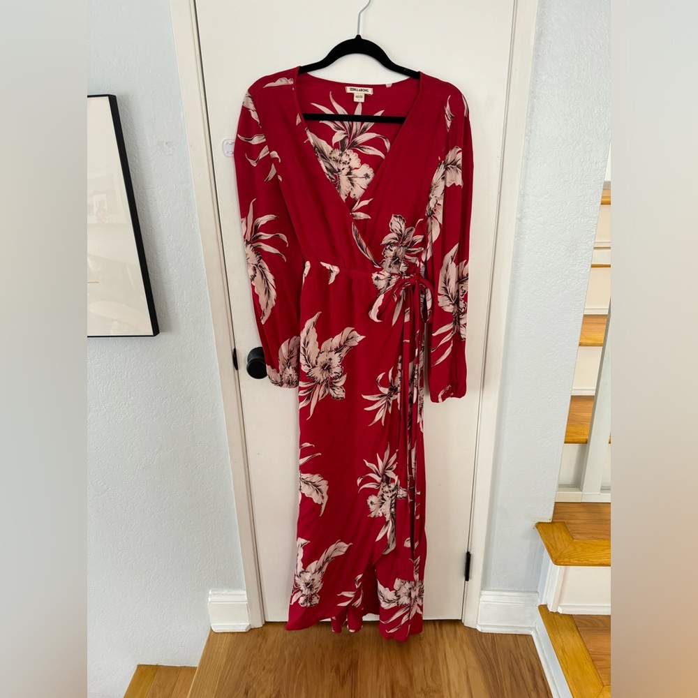 Billabong wrap maxi dress